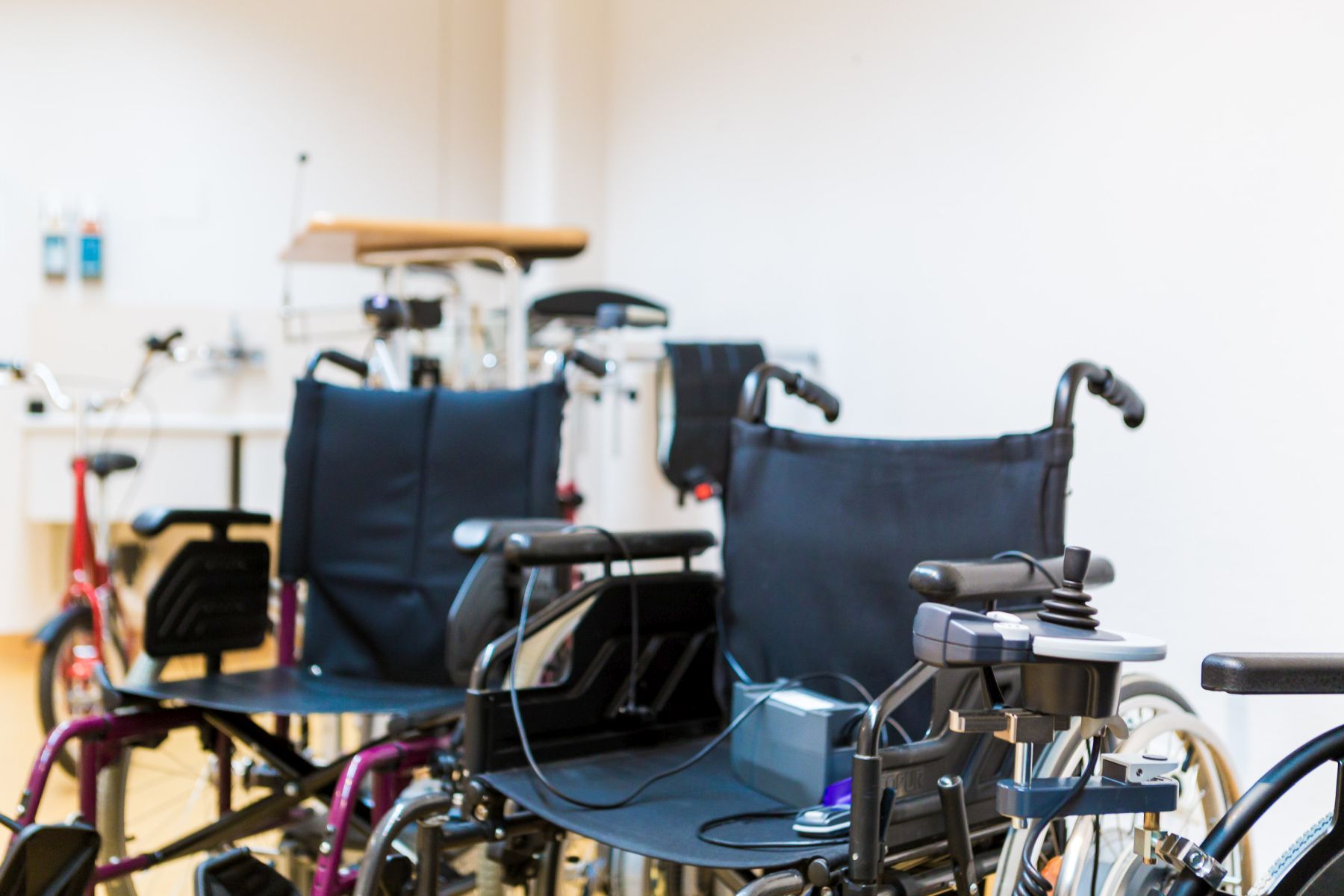 Mobilitätshilfen, die Patienten während des stationären Aufenthaltes zur Verfügung gestellt werden können