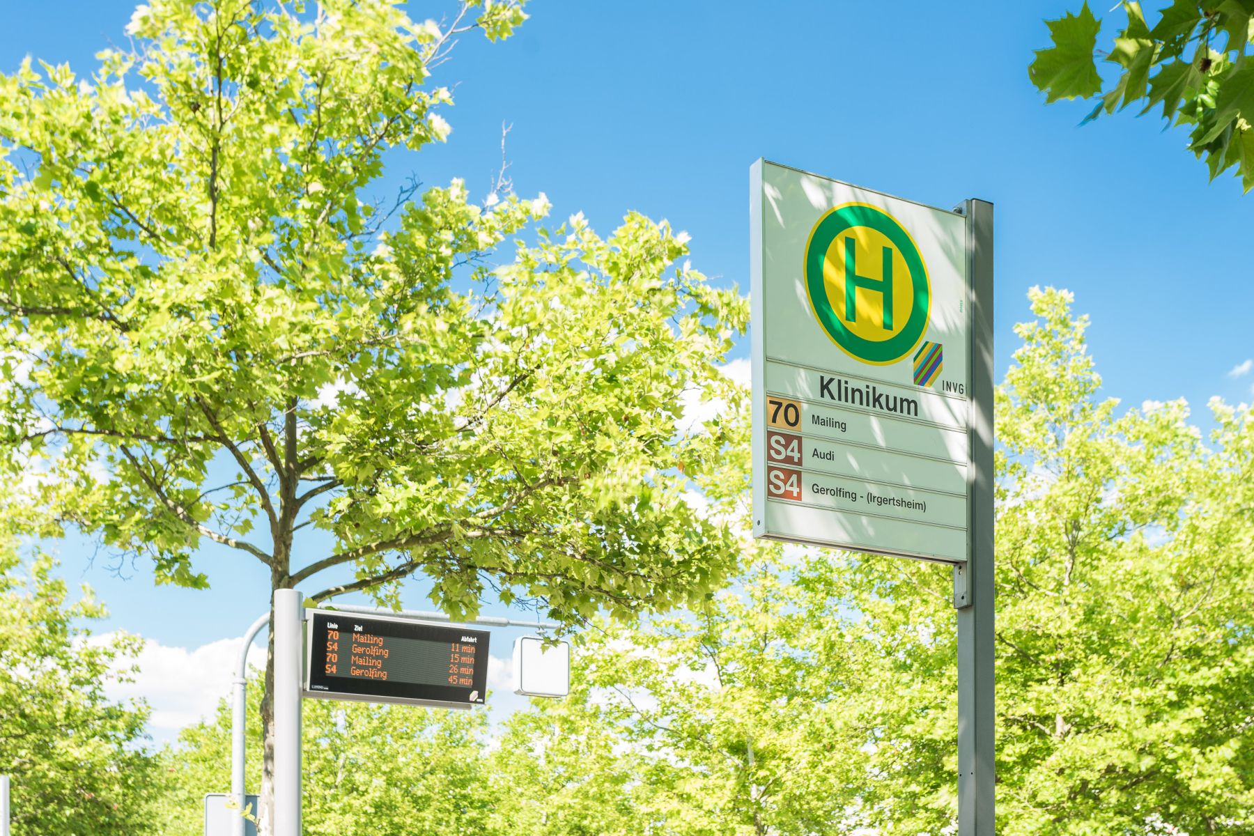 Bushaltestelle am Klinikum Ingolstadt