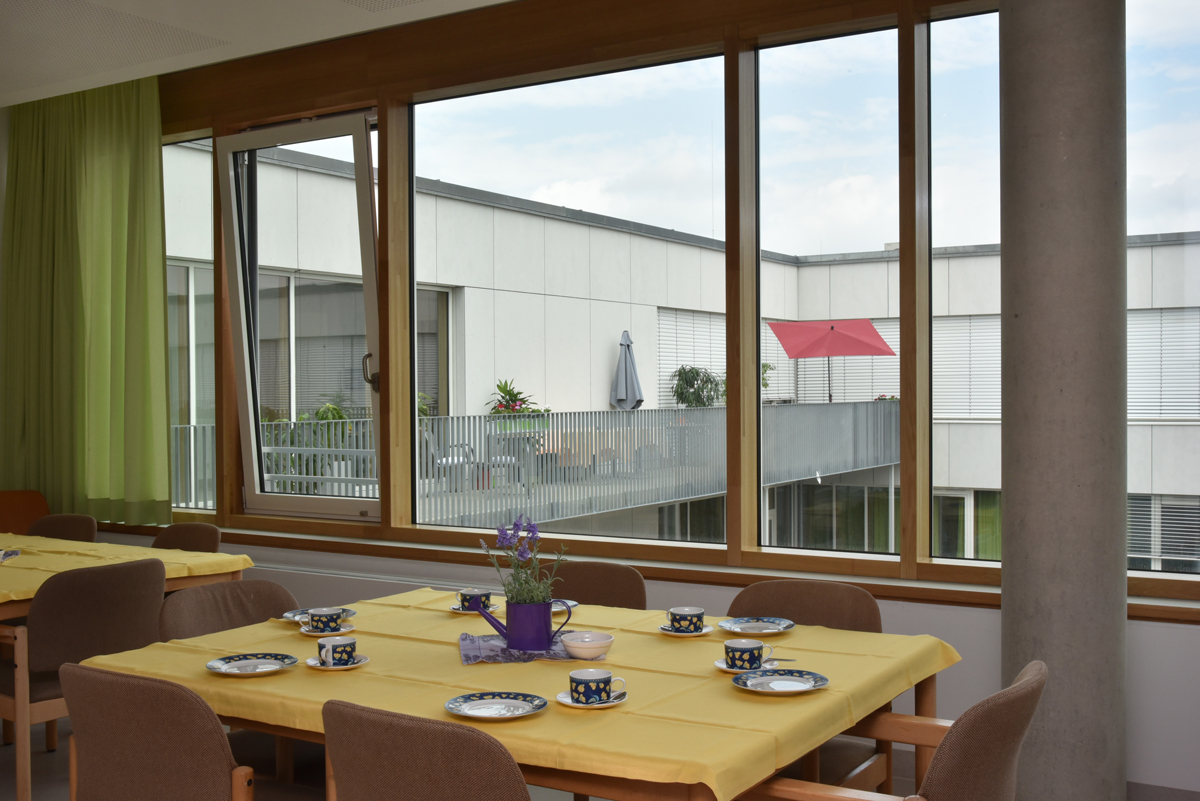 Aufenthaltsraum in der Eingliederung im Anna Ponschab Haus