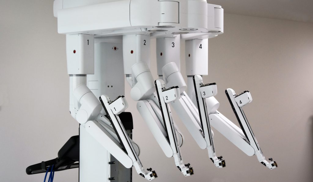 Die "Arme" des da Vinci Xi